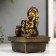Ganesha fountain with jugs gold 19.5x13.5x10 cm
