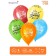 Shar Latex 12 "Happy Birthday. Comics", pastel, set of 5 pcs., Mix color