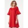 Women's dress, size 46, red color