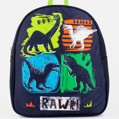Baby backpack for the boy "Dinosaurs", 27x23 cm-2