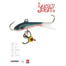 Balancir Lucky John Fin 3 + tee, 4 cm, color 54 blister