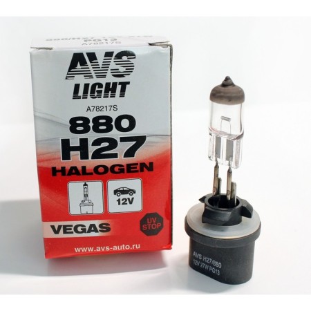 Car lamp AVS VEGAS H27/880 12 V, 27 W-1