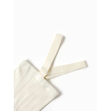 Children's tights with Minaku straps, central milk, height 74-80-2