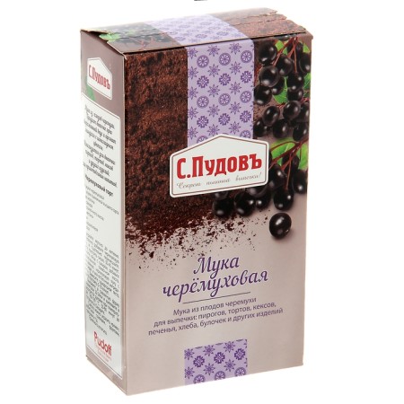 Flour "S. PUDOV ", Cheryomukhovaya, 150 g