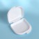 Dentures storage container, 8.5 × 8 × 2.7 cm, color mix