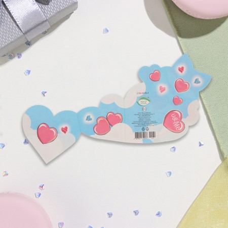 Mini-postcard "Love" glitter, 10x13.5 cm-1