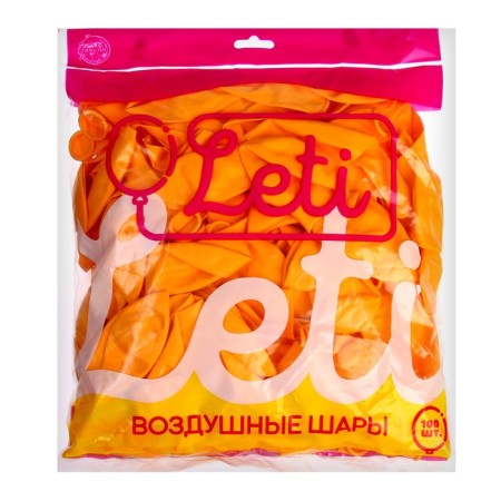 Latex ball 12 ", pastel, set of 100 pcs., Complete-yellow color-2