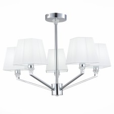 Ceiling EVOLUCE lamp. Sle107602-05. Grinda. 5x40 watts, E14, 60x60x44 cm, chromium color