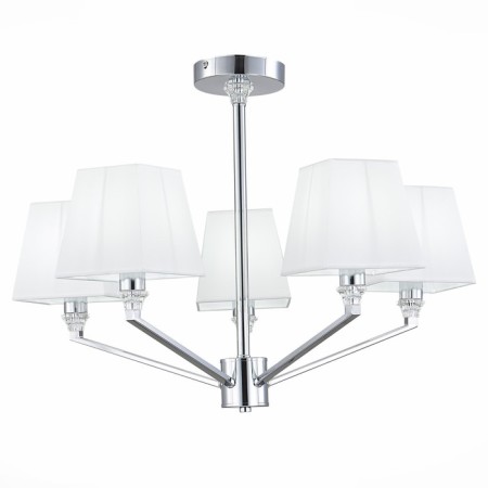 Ceiling EVOLUCE lamp. Sle107602-05. Grinda. 5x40 watts, E14, 60x60x44 cm, chromium color