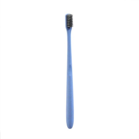 The toothbrush is soft, in the tube, blue-3