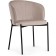 Stool on a metal frame Neil metal/velor, black/latte 58x54x80 cm