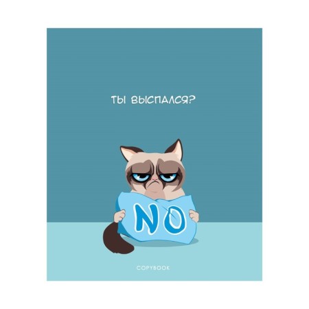 Notebook of 48 sheets in the Calligrata Top Cat "Cat Mem", cover coated cardboard, glossy lamination, selective twin-lame, offset unit, whitewash 95%, mix-2