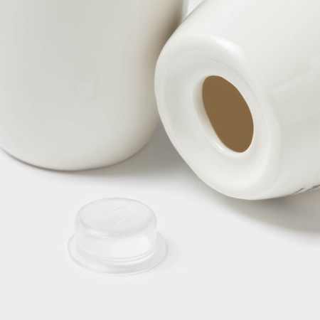 Set for spices Magistro OliveQueen, Solonka, Listen, Porcelain, White-3
