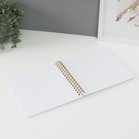 Photo album Brauberg White Line, size 22x22 cm, 20 white sheets-3