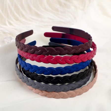 Hair cap "Matte glare" braid, 1 cm, mix-1
