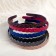 Hair cap "Matte glare" braid, 1 cm, mix