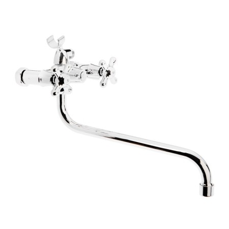 Everest bathtub "Everest" B22 -340M, two -manner, round spout, chrome