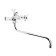 Everest bathtub "Everest" B22 -340M, two -manner, round spout, chrome