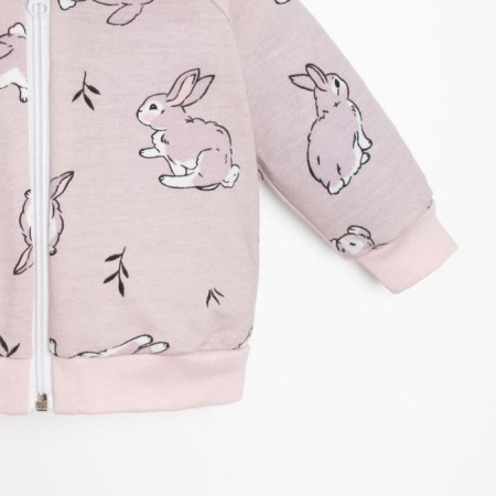Kit: sweatshirt and pants Kroshka I "Bunny" Growth 74-80 cm-7