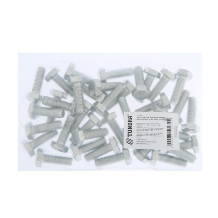 Bolt "Tundra Krep", with a hexagonal head, galvanized, Din933, M10x30 mm, 1 kg-3