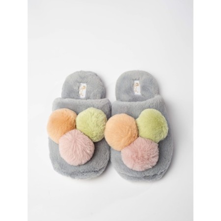 Women's slippers, size 40, blue color-5