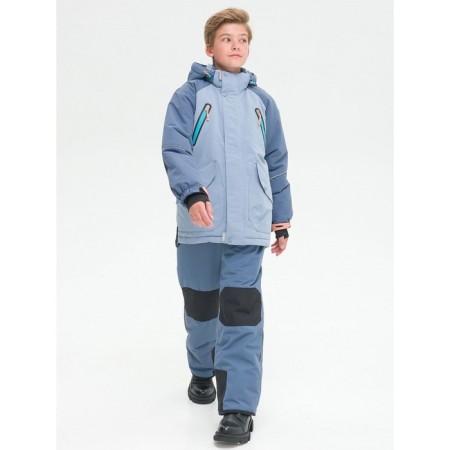 Jacket for boys, height 134 cm, gray color-10