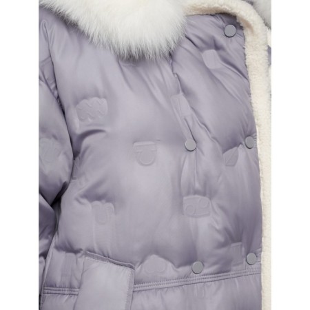 Coat insulated winter female, size 54, color gray-11