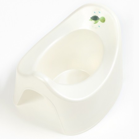 Children's pot "Turtle", white color