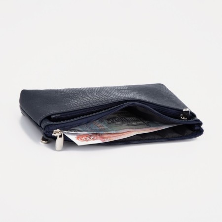 Women's wallet with lightning, blue color-4