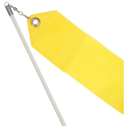 Ribbon for rhythmic gymnastics with a stick Grace Dance, 2 m, yellow color-3