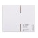 The box is folding, white, 16 x 13 x 10 cm