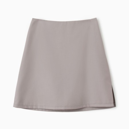 Women's skirt Minaku: Casual Collection Beige Color, Rr. 46-4