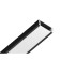 Profile aluminum invoice Ambrella Illumination Alum Profile, GP1700BK, 2000x6x15.5 mm, black color, black dial