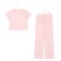 Female pajamas (T-shirt and trousers) KAFTAN "BASIC" size 48-50, pink color