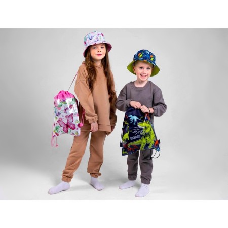 Children's set "Dinosaur" (panama+ bag for shoes), rr. 52-54 cm-12
