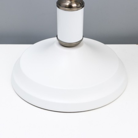 Banker desktop lamp E27 40W white brass 20x26x36cm-6