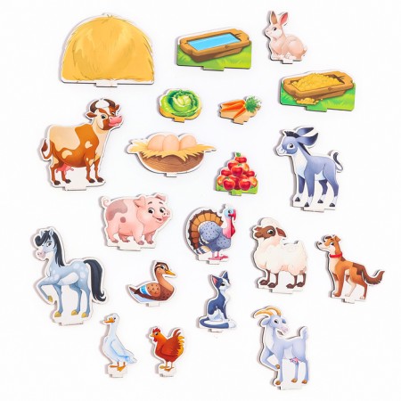 Figures of animals wooden "Farm. Pets"-10
