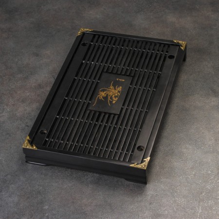 Tray for the tea ceremony, chaban, 43 x 28.5 x 5 cm, Japanese oak-1