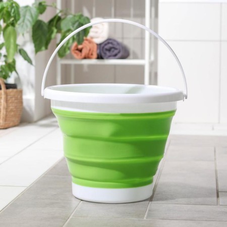 Folding bucket, 10 l, 35 × 33 × 24 cm, color mix
