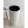 Kashpo for flowers with an insert "Dune", 42 l (8 l), white color