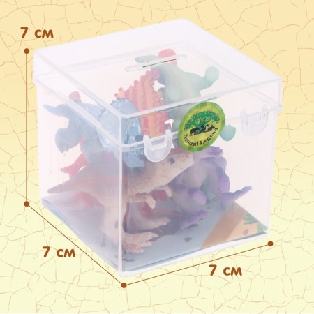 Animal set "World of Dinosaurs", 6 figures, map-2