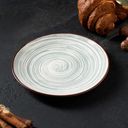 Packing ceramic dessert "Temptation", D = 19 cm, color gray color-4