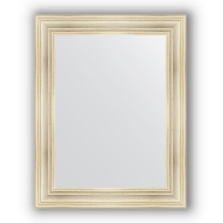 Mirror in the baguette frame - poisoned silver 99 mm, 72 x 92 cm, evoForm