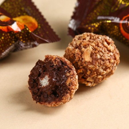Chocolate sweets "Believe in miracles" in the box, taste: Chocolate, 100 g.-2