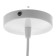 Suspension Bayerlux "Indi" E27 White 33x33x30-130cm
