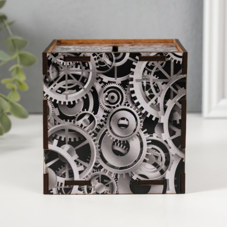 Piggy bank Cube "You can do everything" 10x10x10 cm-4