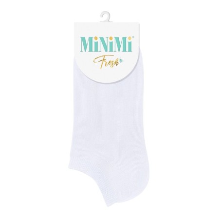 Women's socks shortened Mini Fresh, size 35-38, Bianco color