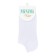 Women's socks shortened Mini Fresh, size 35-38, Bianco color