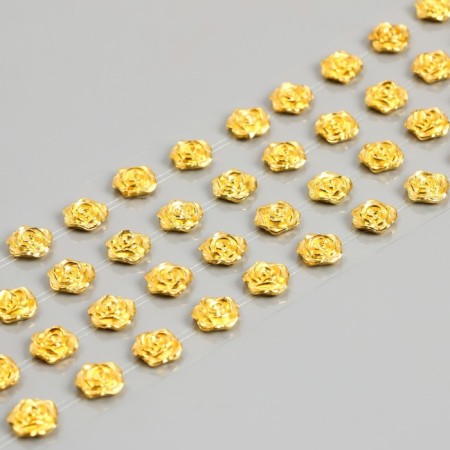 Stick plastic rhinestones "Rose" 30.5x7 cm-2