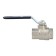Ball barbar stout SVB-0001-000015, full-pass, 1/2 ", internal thread, lever